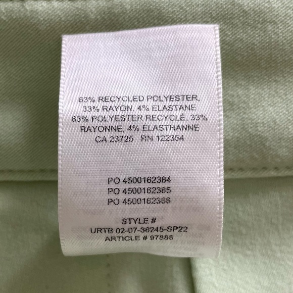 Aritzia Sunday Best Pleated Mini Skirt Size 8 Green Tennis Skater Preppy - Picture 10 of 12